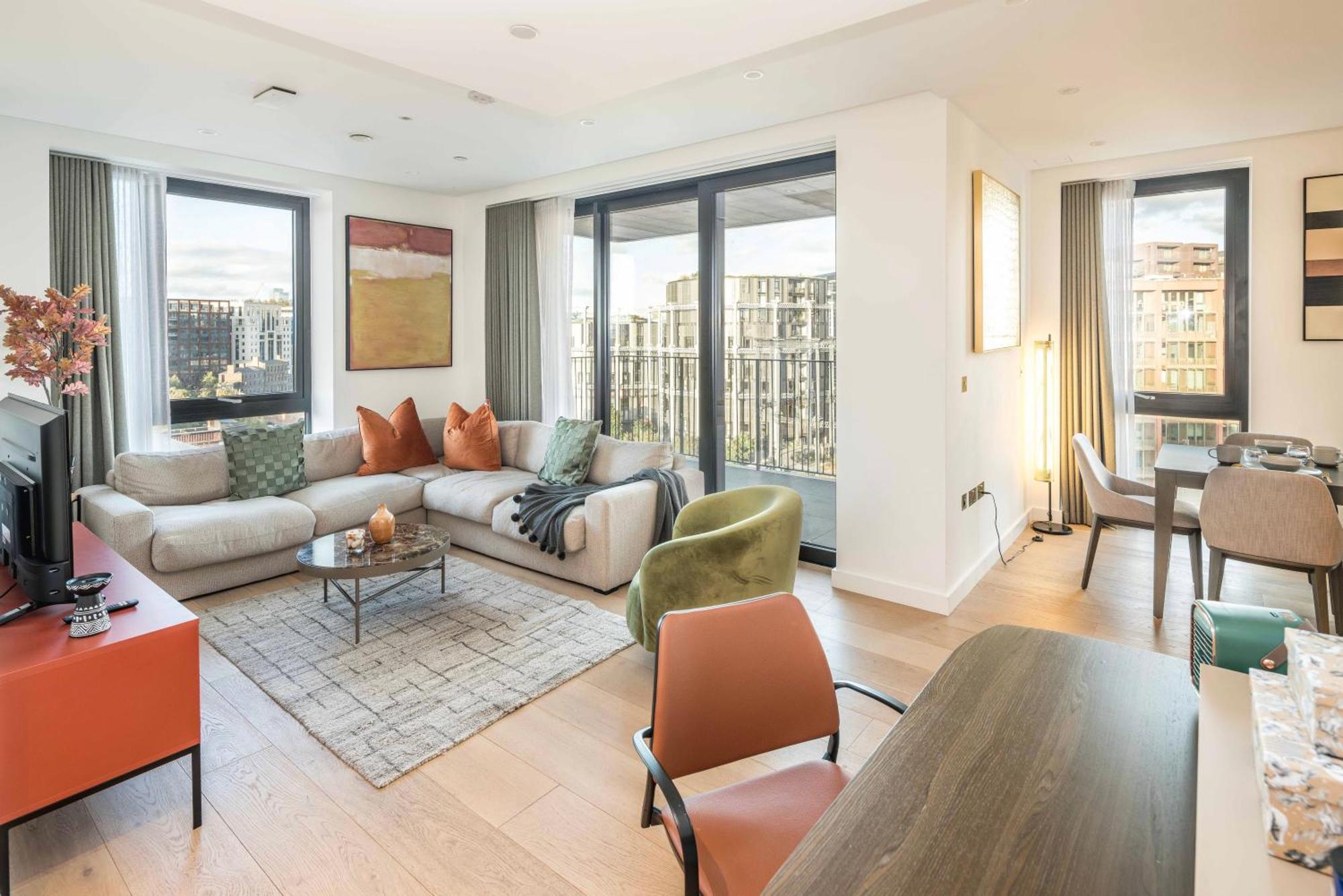 Kings Cross-new Development-super Luxury-sunset View-central Appartamento Londra
